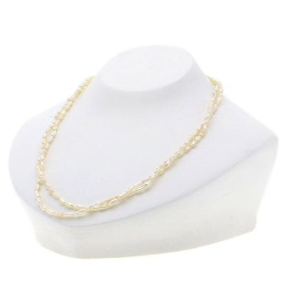 SELECT JEWELRY セレクトジュエリー 淡水パール 真珠 ネックレス SV レディース 中古