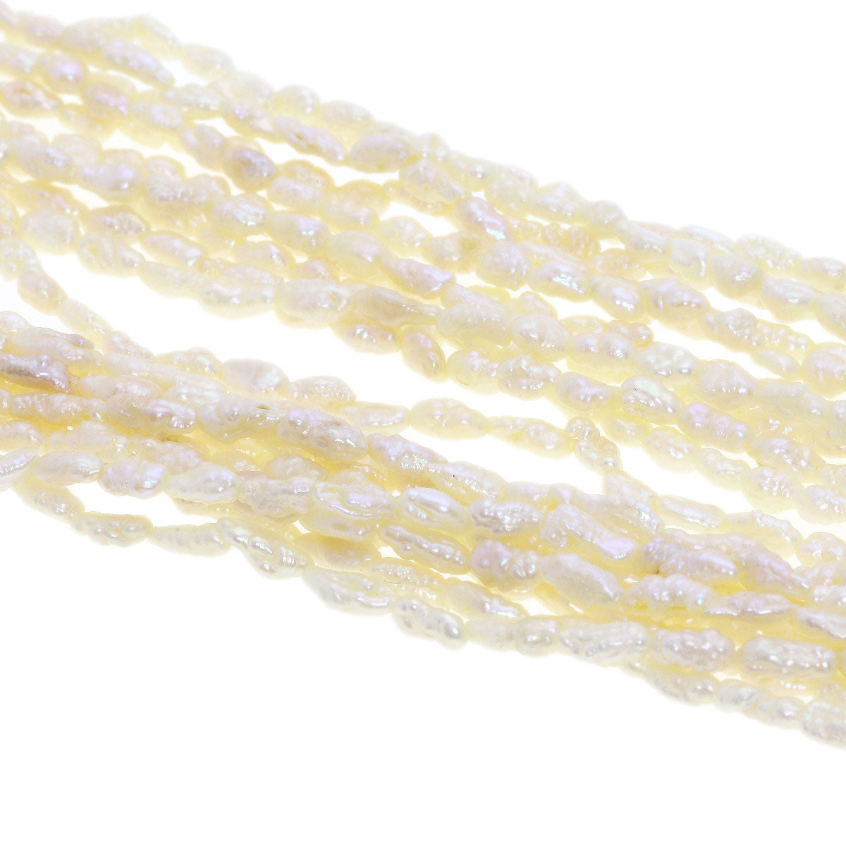 SELECT JEWELRY セレクトジュエリー 淡水パール 真珠 10連 ネックレス SV レディース 中古