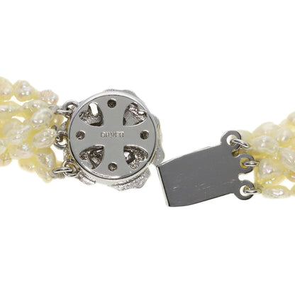 SELECT JEWELRY セレクトジュエリー 淡水パール 真珠 10連 ネックレス SV レディース 中古