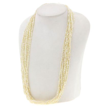 SELECT JEWELRY セレクトジュエリー 淡水パール 真珠 10連 ネックレス SV レディース 中古