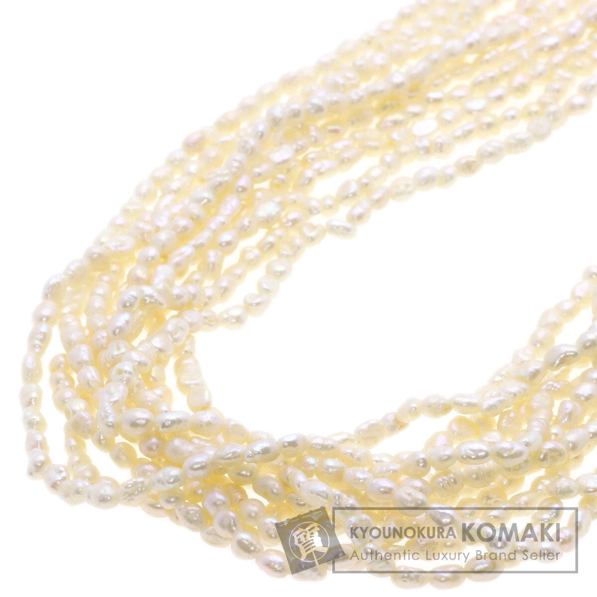 SELECT JEWELRY セレクトジュエリー 淡水パール 真珠 10連　 ネックレス SV レディース 中古