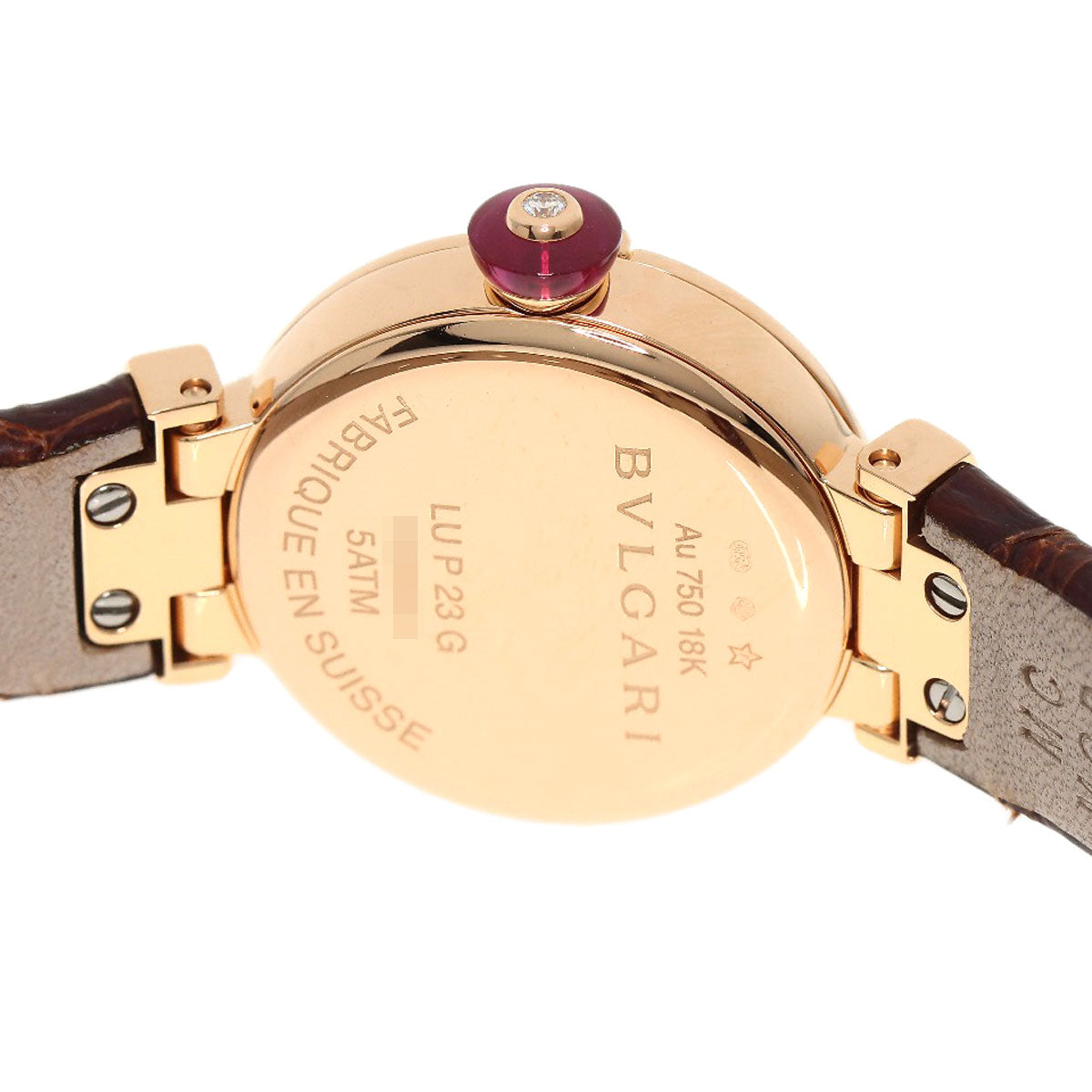 BVLGARI ブルガリ LUP23G ルチェア ダイヤモンド 腕時計 K18PG レディース 中古