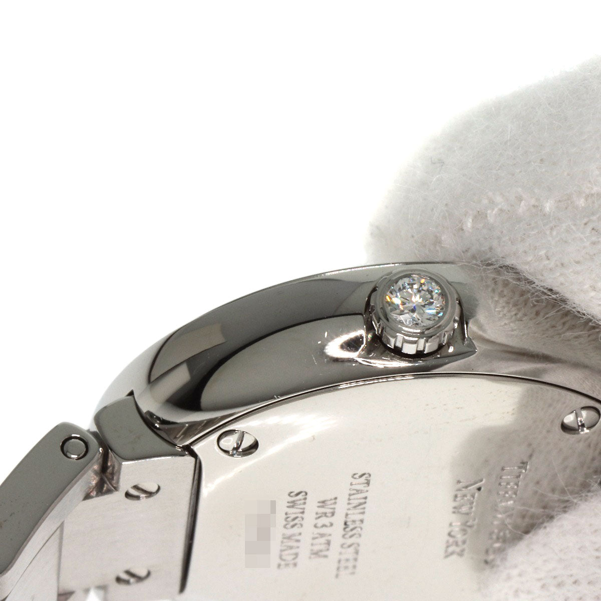 TIFFANY&Co. ティファニー アトラス 2ハンド ダイヤモンド 腕時計 SS レディース 中古