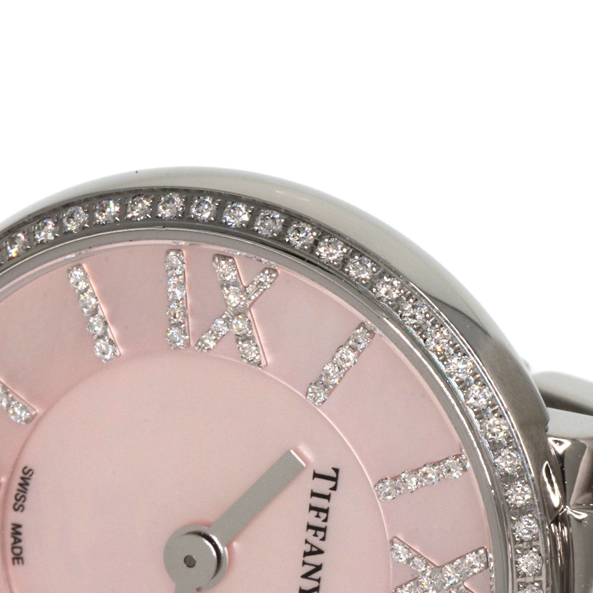 TIFFANY&Co. ティファニー アトラス 2ハンド ダイヤモンド 腕時計 SS レディース 中古