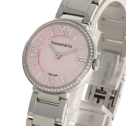 TIFFANY&Co. ティファニー アトラス 2ハンド ダイヤモンド 腕時計 SS レディース 中古
