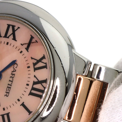 CARTIER カルティエ W6920034 バロンブルー SM 28mm 腕時計 SS レディース 中古