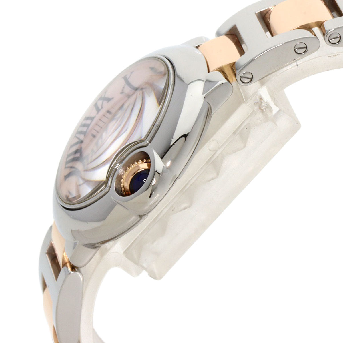CARTIER カルティエ W6920034 バロンブルー SM 28mm 腕時計 SS レディース 中古
