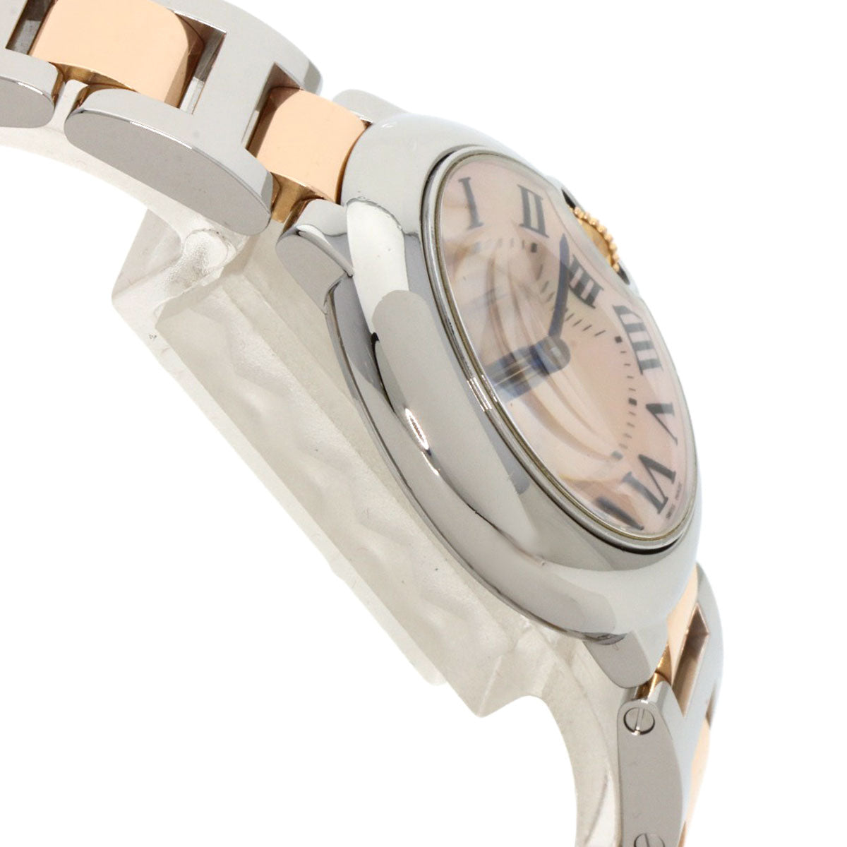 CARTIER カルティエ W6920034 バロンブルー SM 28mm 腕時計 SS レディース 中古