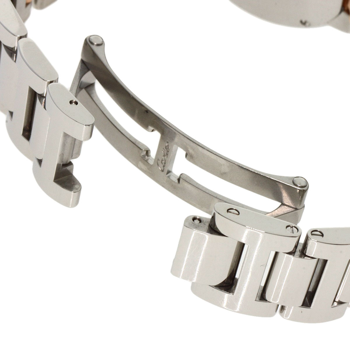 CARTIER カルティエ W6920034 バロンブルー SM 28mm 腕時計 SS レディース 中古