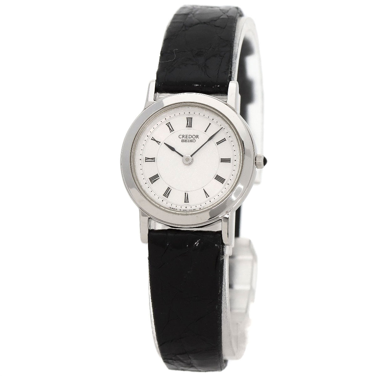 SEIKO セイコー 4J80-0A10 クレドール 腕時計 PT950 レディース 中古