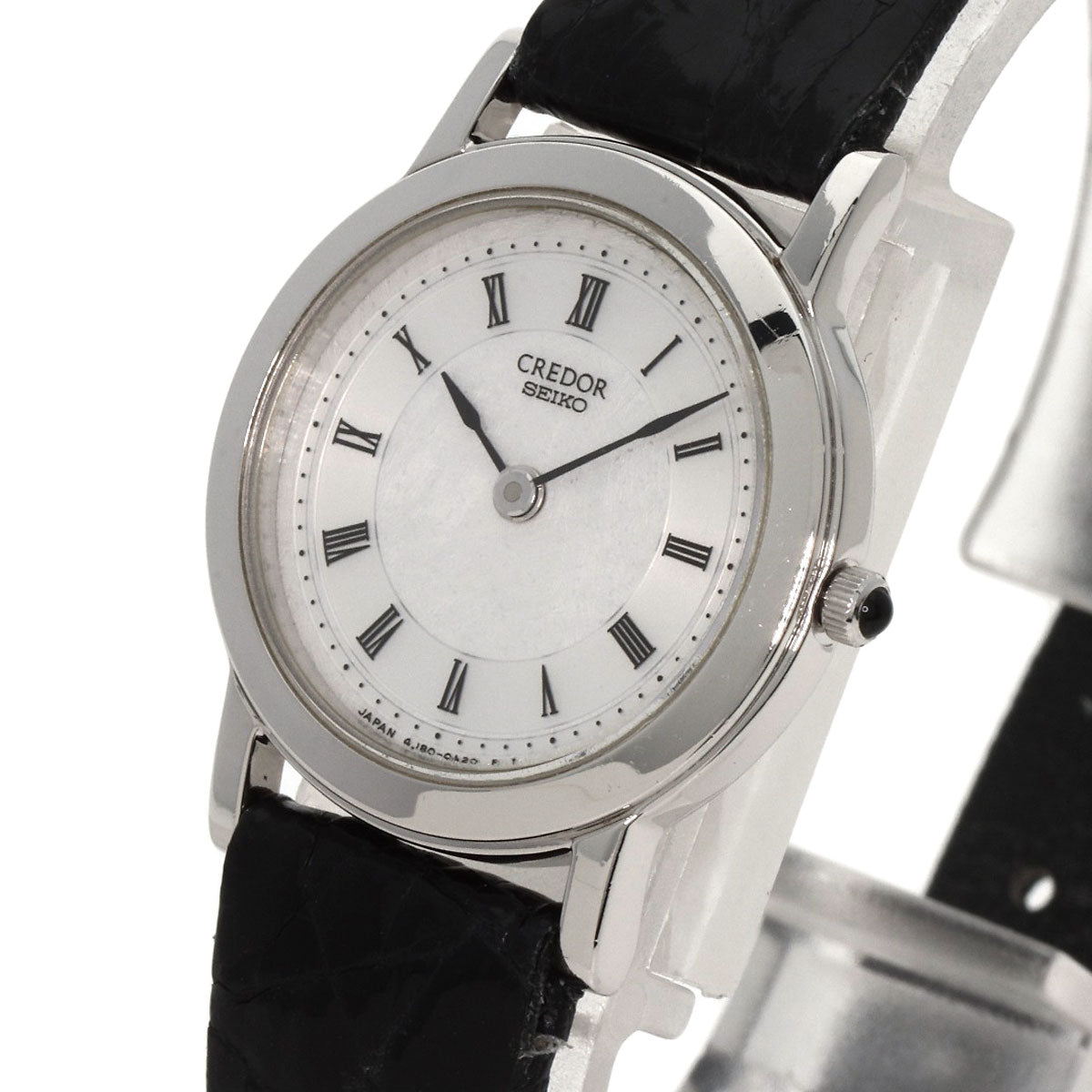 SEIKO セイコー 4J80-0A10 クレドール 腕時計 PT950 レディース 中古
