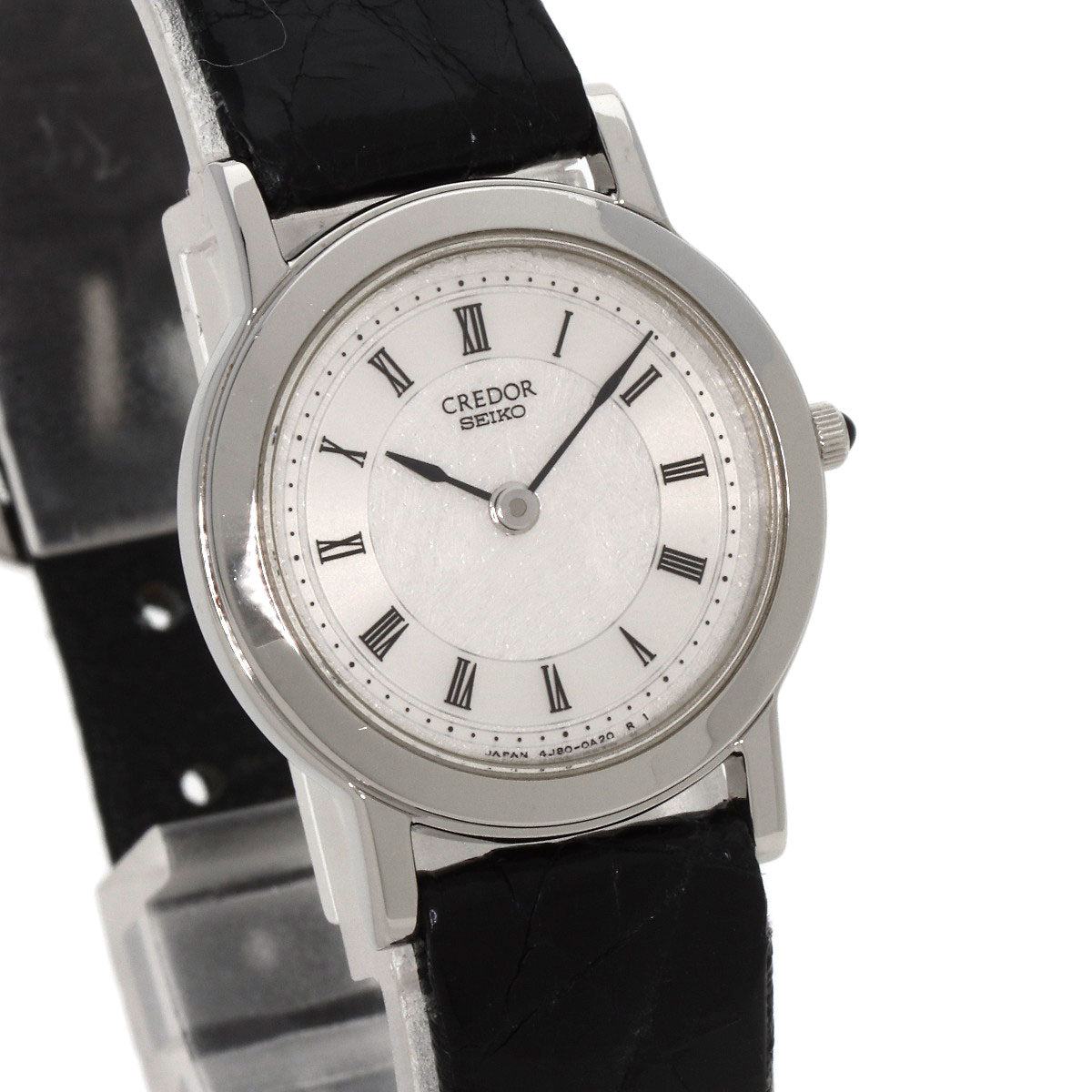 SEIKO セイコー 4J80-0A10 クレドール 腕時計 PT950 レディース 中古