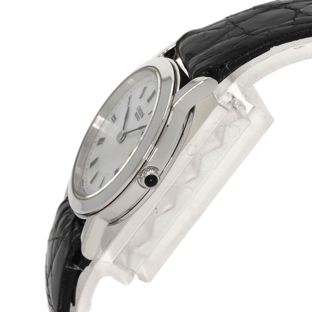 SEIKO セイコー 4J80-0A10 クレドール 腕時計 PT950 レディース 中古