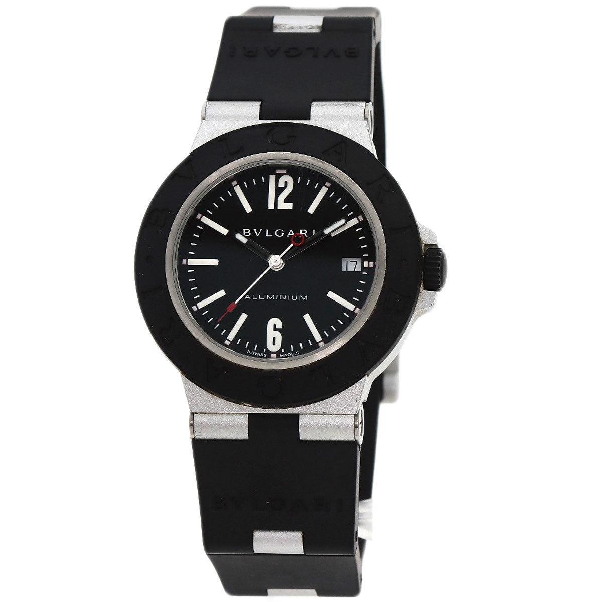 BVLGARI ブルガリ BB40AT アルミニウム デイト 腕時計 アルミニウム メンズ 中古
