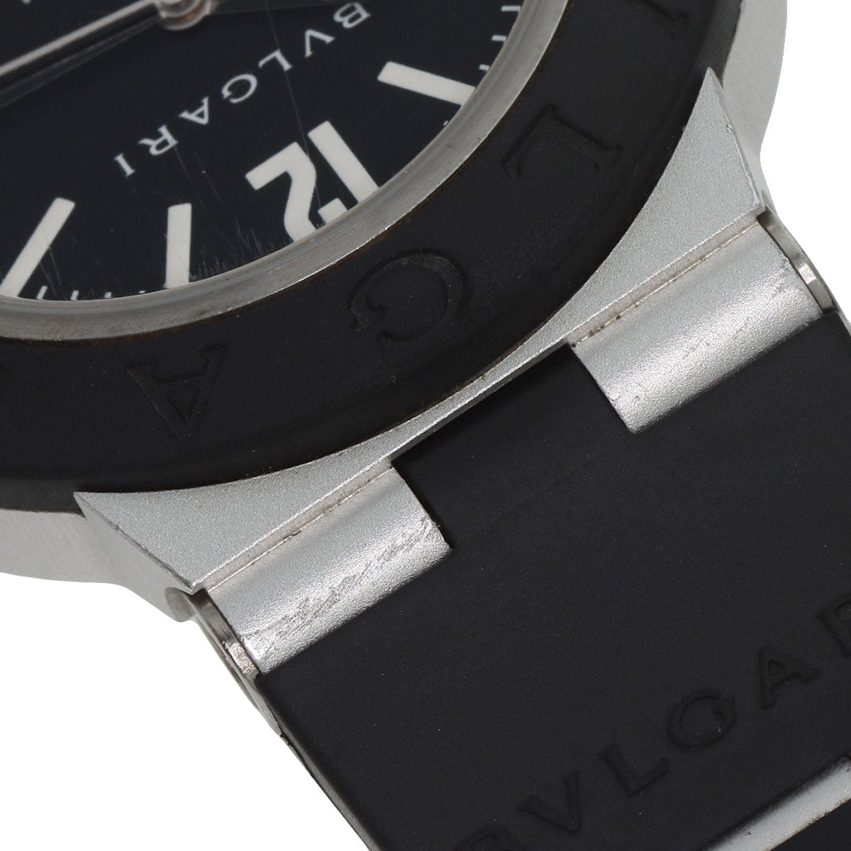 BVLGARI ブルガリ BB40AT アルミニウム デイト 腕時計 アルミニウム メンズ 中古