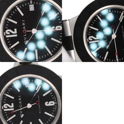 BVLGARI ブルガリ BB40AT アルミニウム デイト 腕時計 アルミニウム メンズ 中古