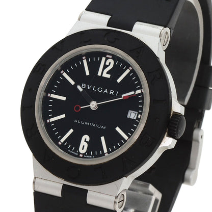 BVLGARI ブルガリ BB40AT アルミニウム デイト 腕時計 アルミニウム メンズ 中古