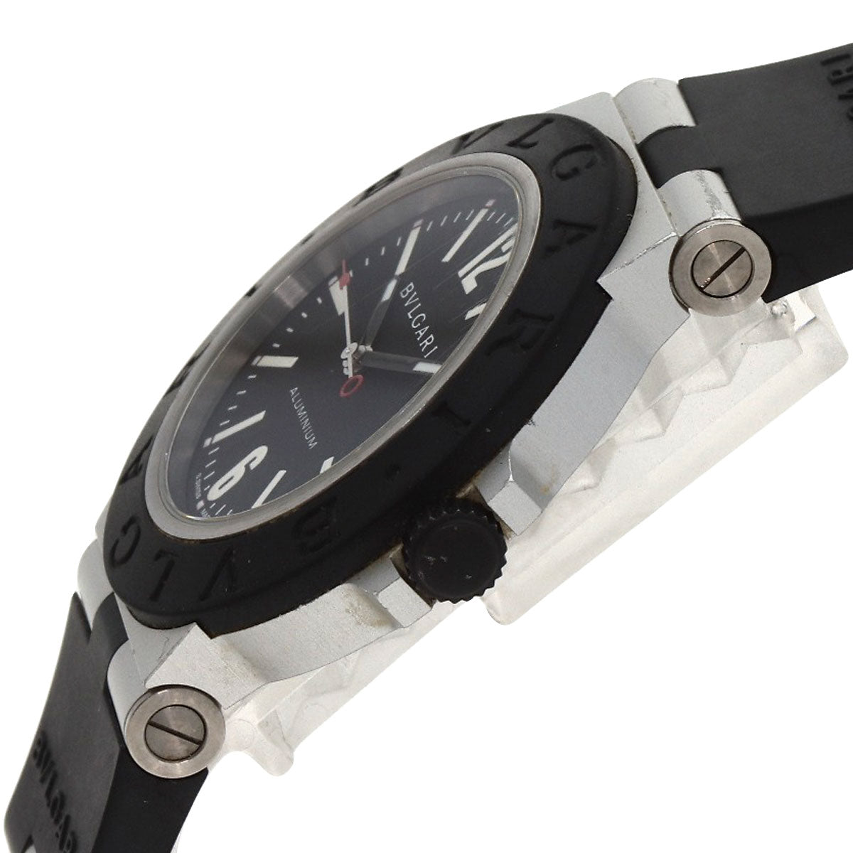 BVLGARI ブルガリ BB40AT アルミニウム デイト 腕時計 アルミニウム メンズ 中古