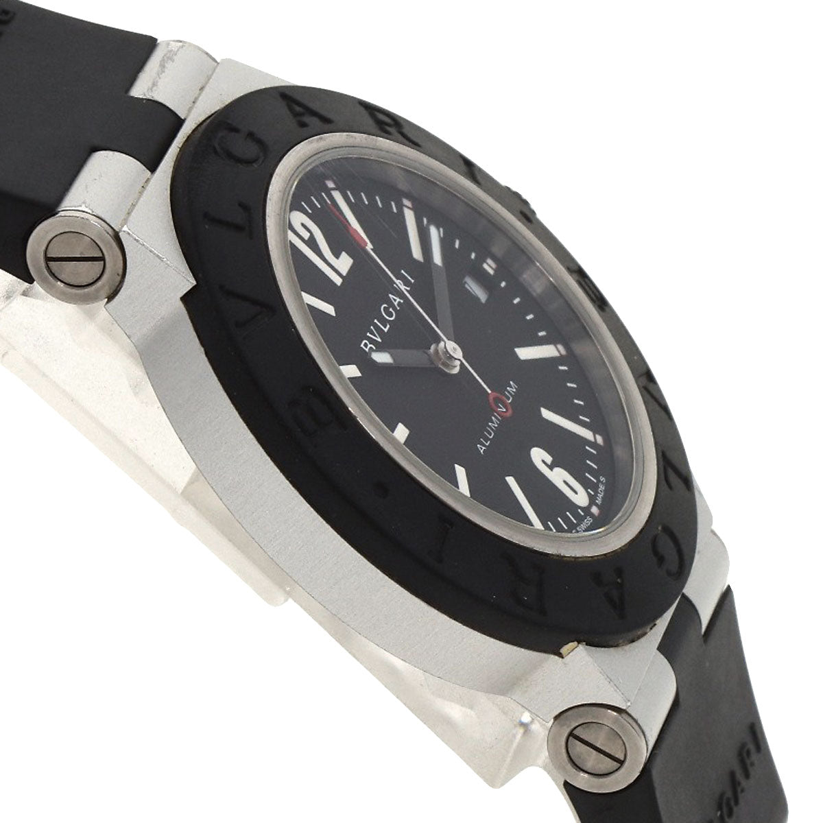 BVLGARI ブルガリ BB40AT アルミニウム デイト 腕時計 アルミニウム メンズ 中古
