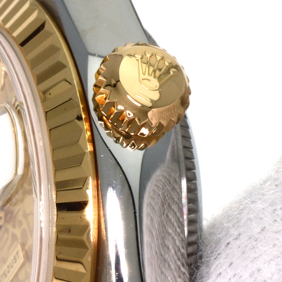ROLEX ロレックス 69173G デイトジャスト 10P ダイヤモンド 腕時計 SS レディース 中古