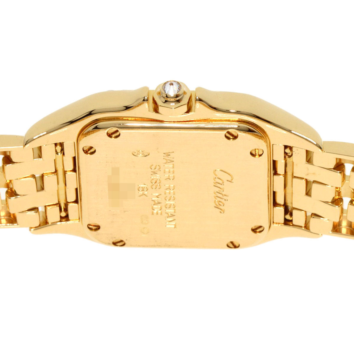 CARTIER カルティエ パンテール SM ダイヤモンド 腕時計 K18YG レディース 中古