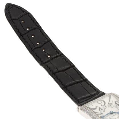 FRANCK MULLER フランクミュラー 902QZD ロングアイランド ベゼルダイヤモンド 腕時計 K18WG レディース 中古
