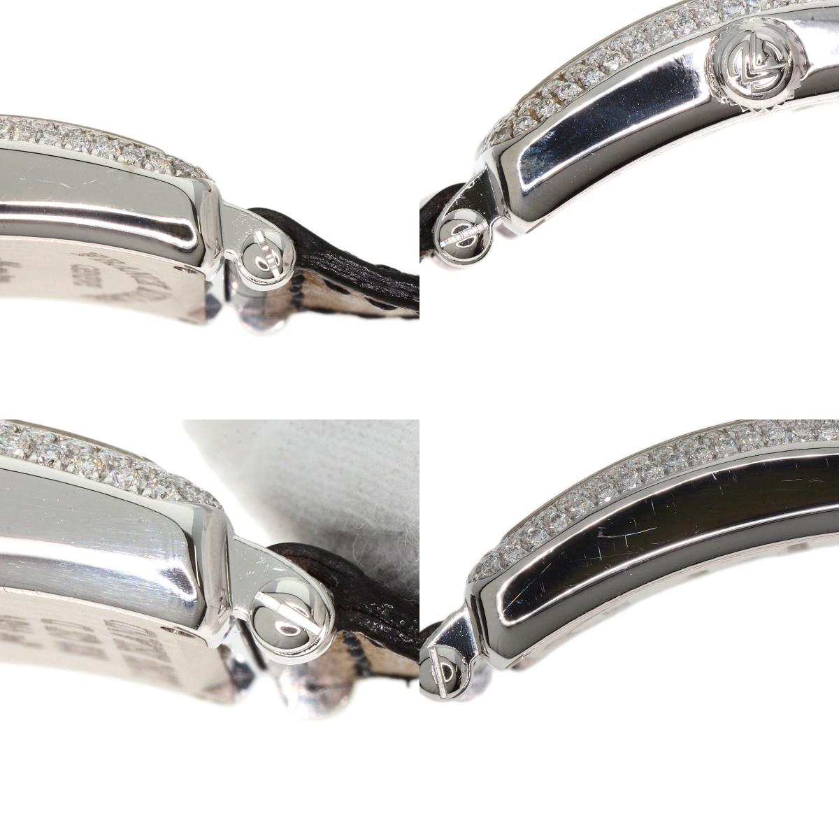 FRANCK MULLER フランクミュラー 902QZD ロングアイランド ベゼルダイヤモンド 腕時計 K18WG レディース 中古