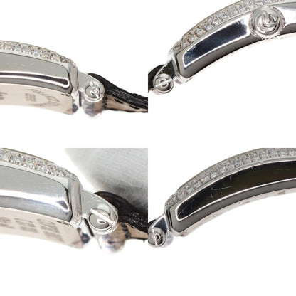 FRANCK MULLER フランクミュラー 902QZD ロングアイランド ベゼルダイヤモンド 腕時計 K18WG レディース 中古