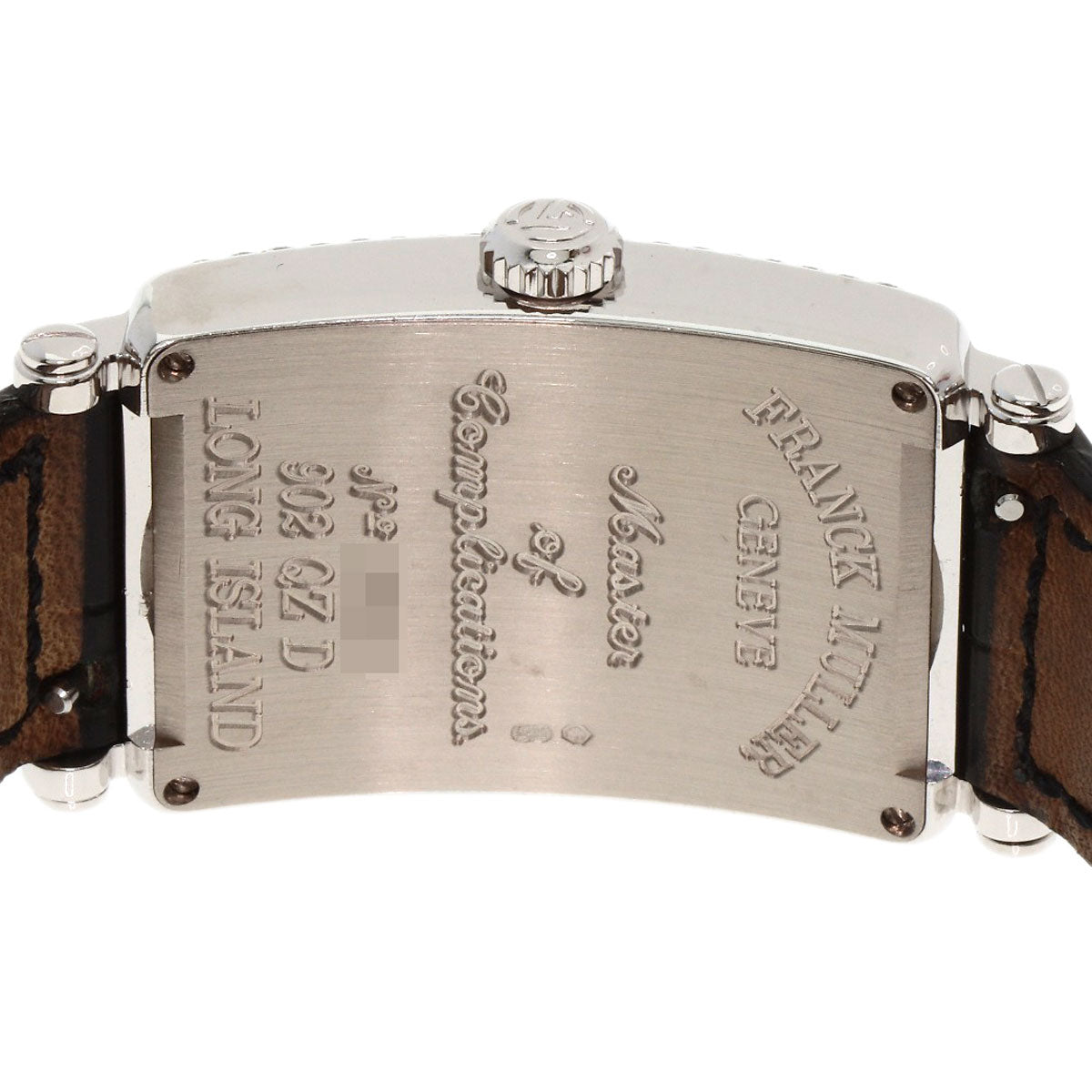 FRANCK MULLER フランクミュラー 902QZD ロングアイランド ベゼルダイヤモンド 腕時計 K18WG レディース 中古