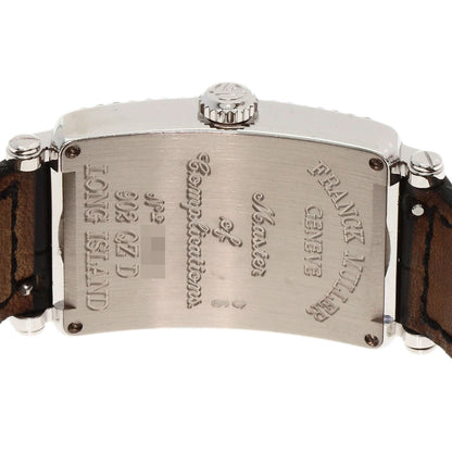 FRANCK MULLER フランクミュラー 902QZD ロングアイランド ベゼルダイヤモンド 腕時計 K18WG レディース 中古