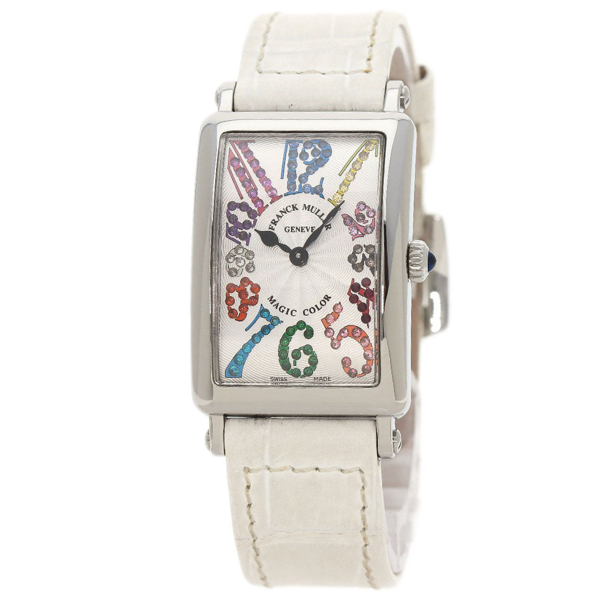 FRANCK MULLER フランクミュラー 902QZMAGCOL ロングアイランド マジックカラー 腕時計 SS レディース 中古