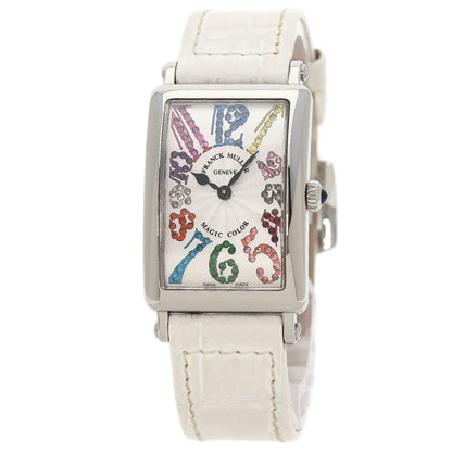 FRANCK MULLER フランクミュラー 902QZMAGCOL ロングアイランド マジックカラー 腕時計 SS レディース 中古