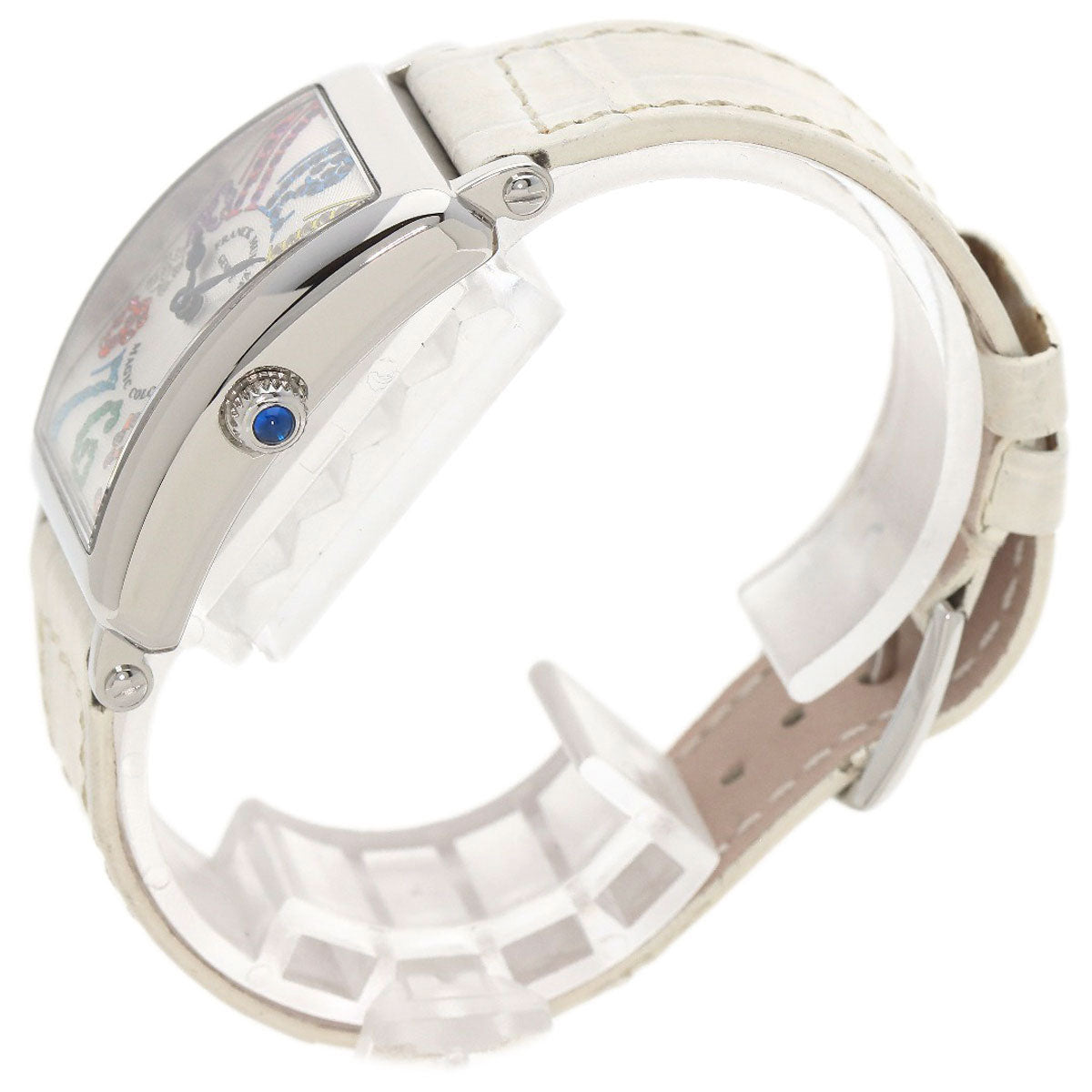 FRANCK MULLER フランクミュラー 902QZMAGCOL ロングアイランド マジックカラー 腕時計 SS レディース 中古