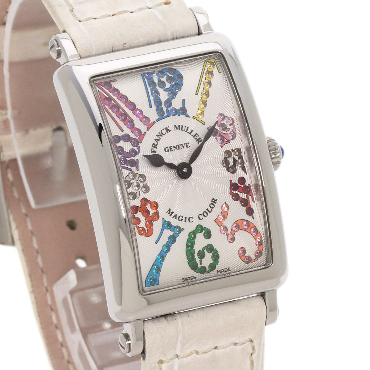 FRANCK MULLER フランクミュラー 902QZMAGCOL ロングアイランド マジックカラー 腕時計 SS レディース 中古
