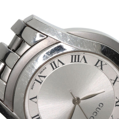 GUCCI グッチ 5500M ラウンドフェイス 腕時計 SS メンズ 中古