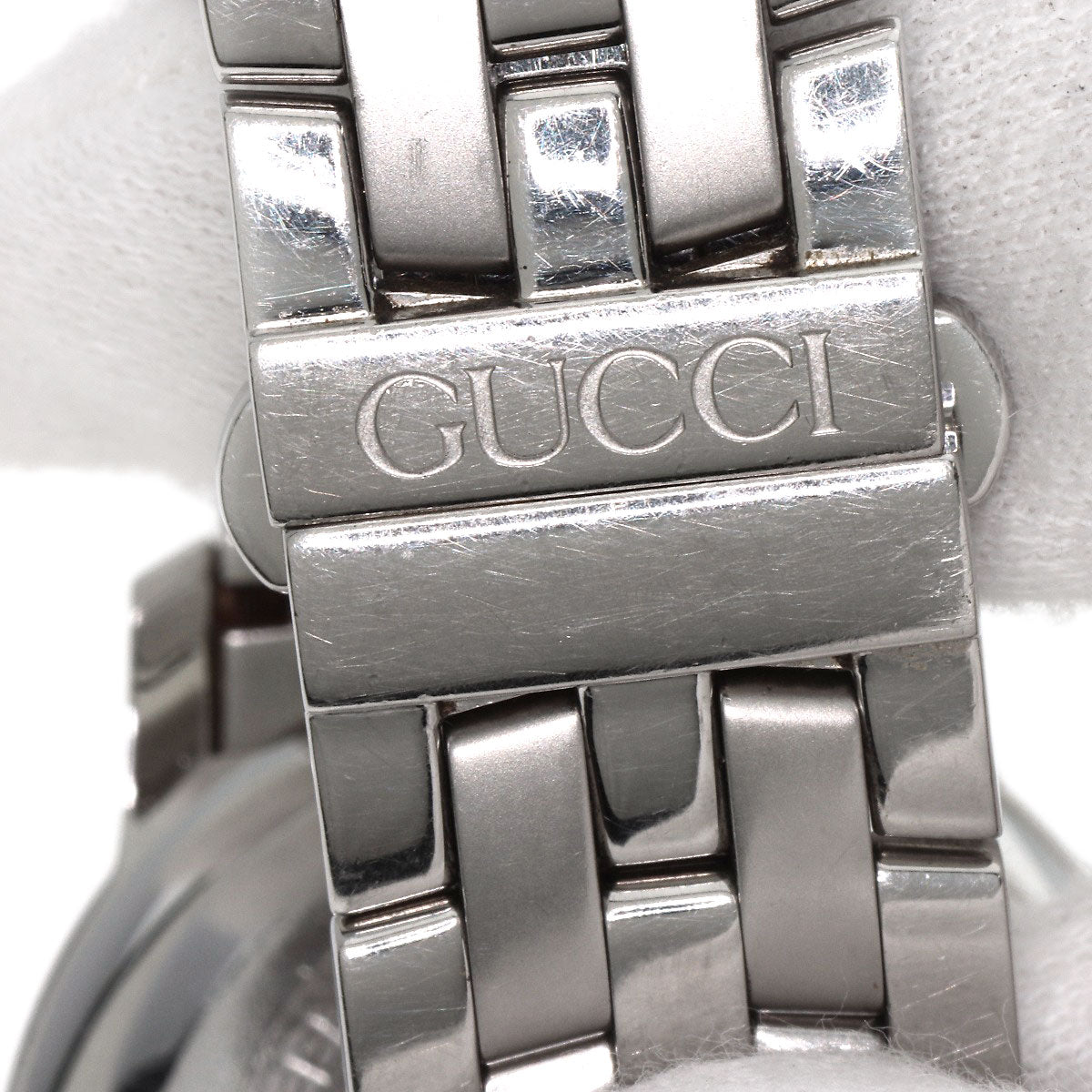 GUCCI グッチ 5500M ラウンドフェイス 腕時計 SS メンズ 中古