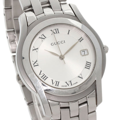 GUCCI グッチ 5500M ラウンドフェイス 腕時計 SS メンズ 中古