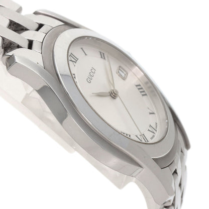 GUCCI グッチ 5500M ラウンドフェイス 腕時計 SS メンズ 中古