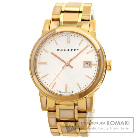 BURBERRY バーバリー BU9104 ラウンドフェイス 腕時計 GP レディース 中古