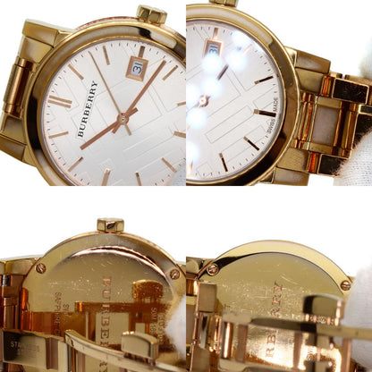 BURBERRY バーバリー BU9104 ラウンドフェイス 腕時計 GP レディース 中古