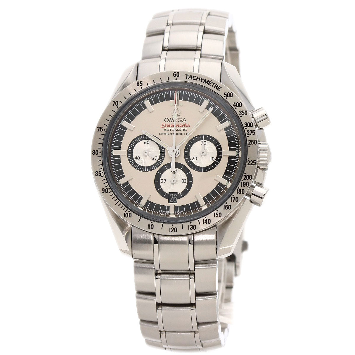OMEGA オメガ 3506.31 スピードマスター レーシング シューマッハレジェンド 腕時計 SS メンズ 中古