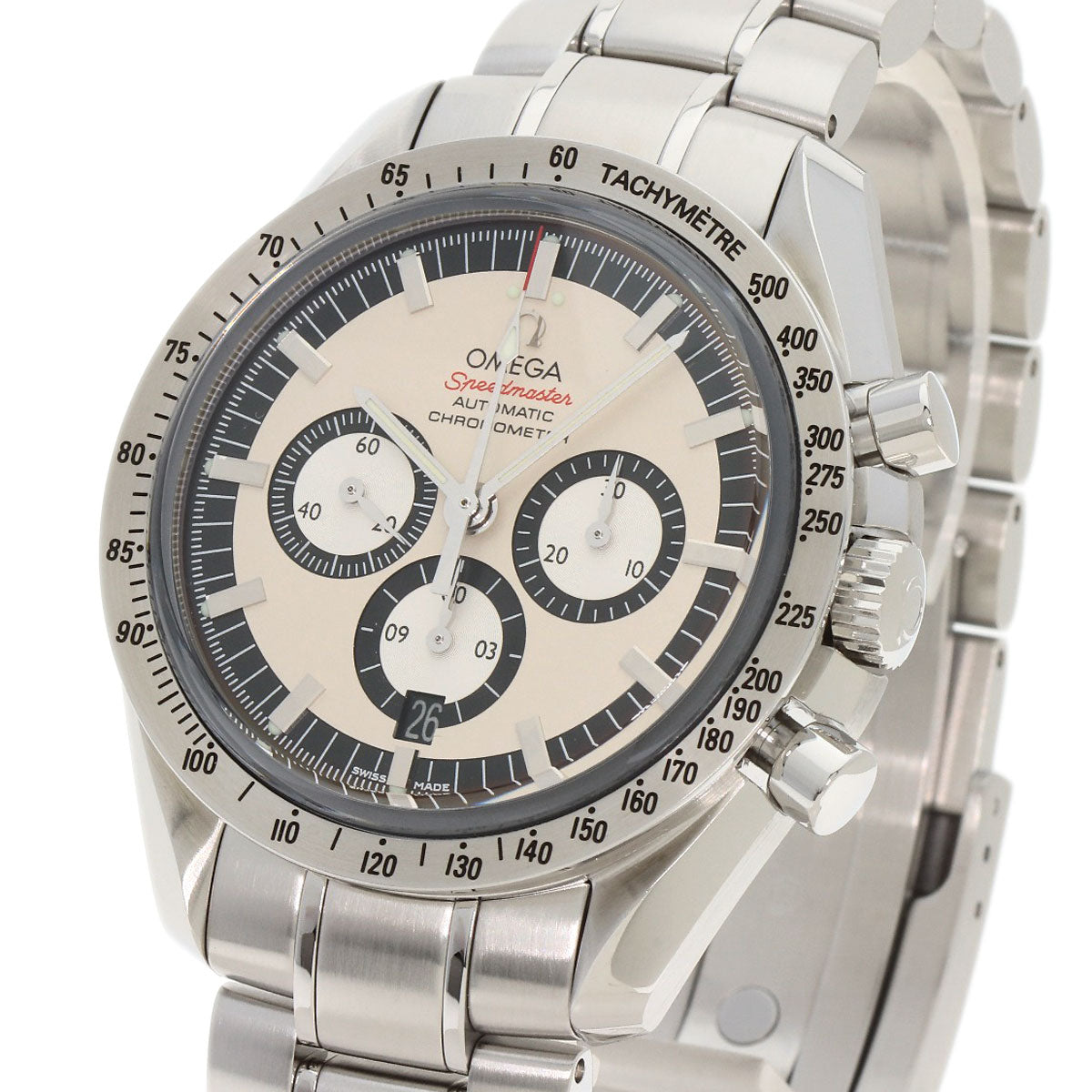 OMEGA オメガ 3506.31 スピードマスター レーシング シューマッハレジェンド 腕時計 SS メンズ 中古