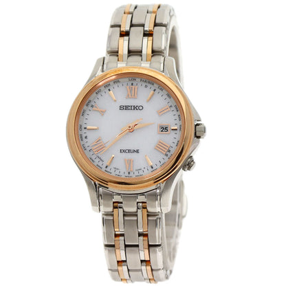 SEIKO セイコー SWCW162 エクセリーヌ 腕時計 チタン レディース 中古