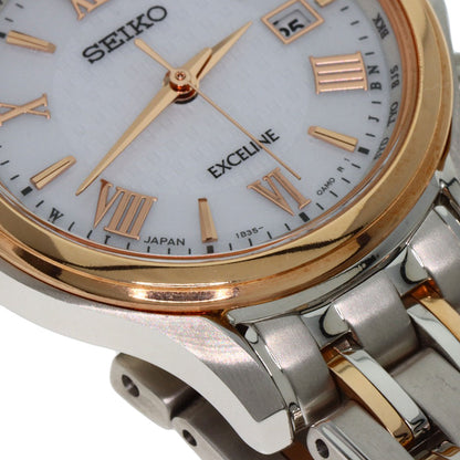 SEIKO セイコー SWCW162 エクセリーヌ 腕時計 チタン レディース 中古