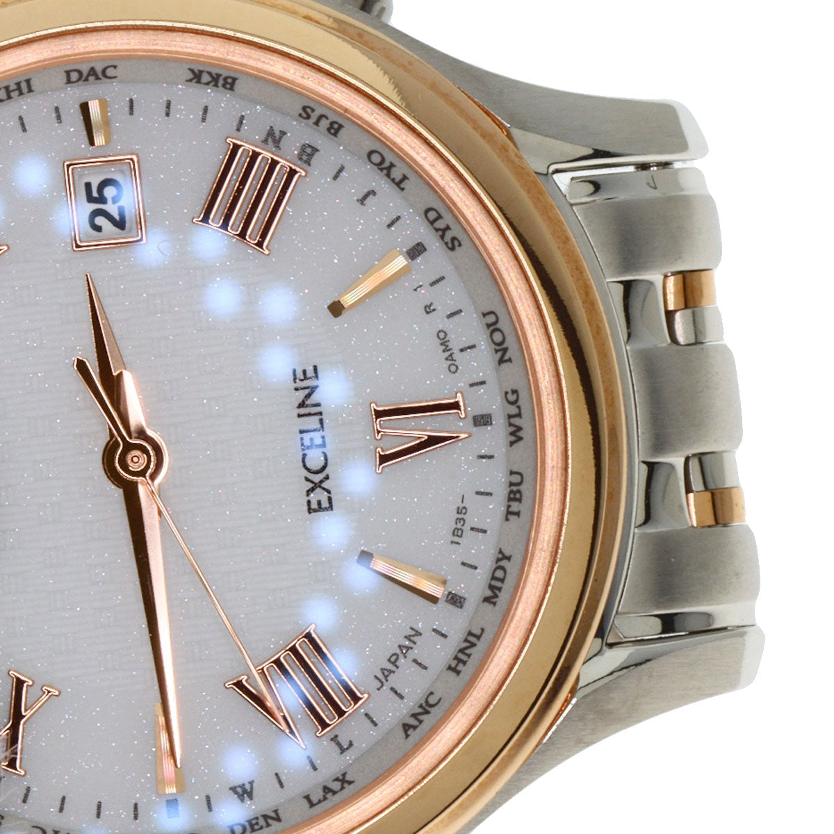 SEIKO セイコー SWCW162 エクセリーヌ 腕時計 チタン レディース 中古