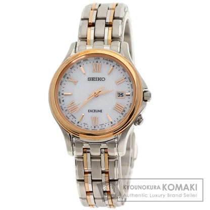 SEIKO セイコー SWCW162 エクセリーヌ 腕時計 チタン レディース 中古