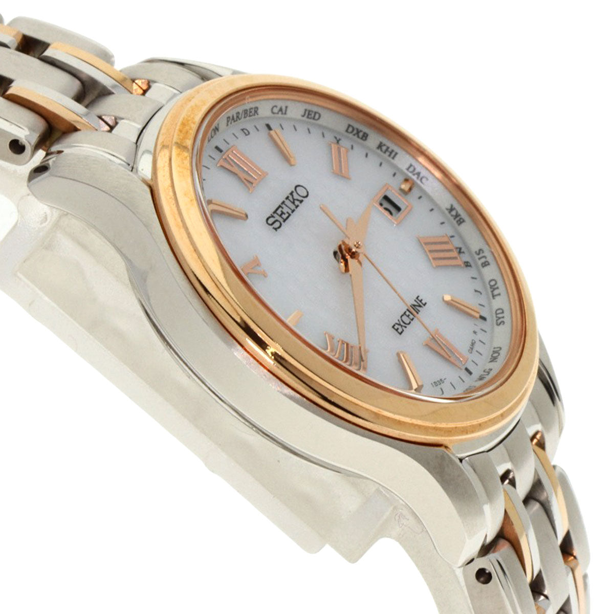 SEIKO セイコー SWCW162 エクセリーヌ 腕時計 チタン レディース 中古