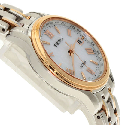 SEIKO セイコー SWCW162 エクセリーヌ 腕時計 チタン レディース 中古