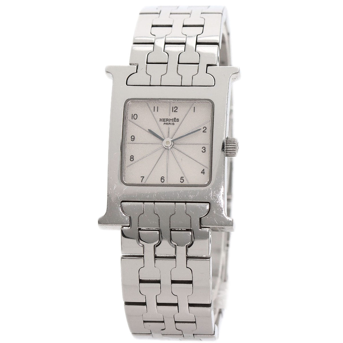 HERMES エルメス HH1.210 Hウォッチ 腕時計 SS レディース 中古