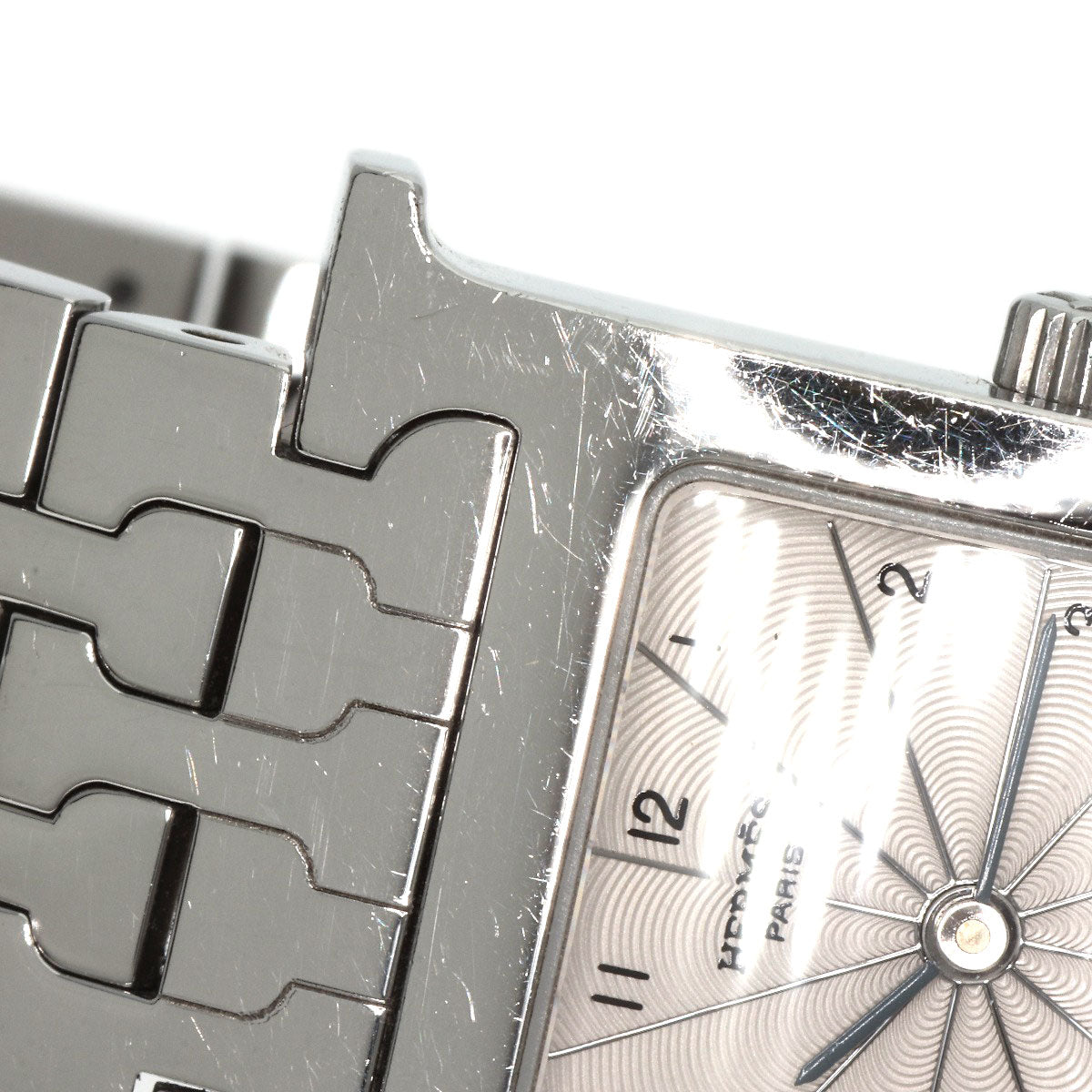 HERMES エルメス HH1.210 Hウォッチ 腕時計 SS レディース 中古